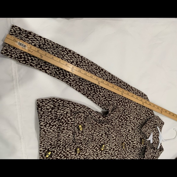 Charter Club Brown Jacket Leopard Size P/P - Picture 6 of 8